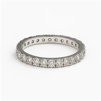 Anneau Idee Preziose dal 1987 Femme in Or blanc Zircone IP.AK18B/52 - IP.AK18B/52